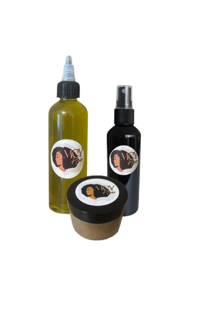 Mélange Huiles 120ml + Beurre De Batana 120g + Spray Anti-Démangeaisons 100ml